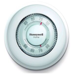Honeywell Home Round Non Programmable White Thermostat Classic Design 80 CT87K